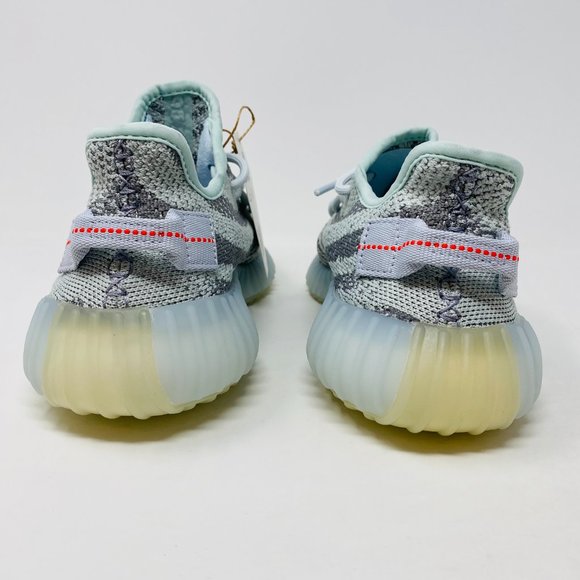 Adidas Mens Yeezy Boost 350 V2 Blue Tint Gray Lace Up Running Shoes Size 6.5 NIB main image 4